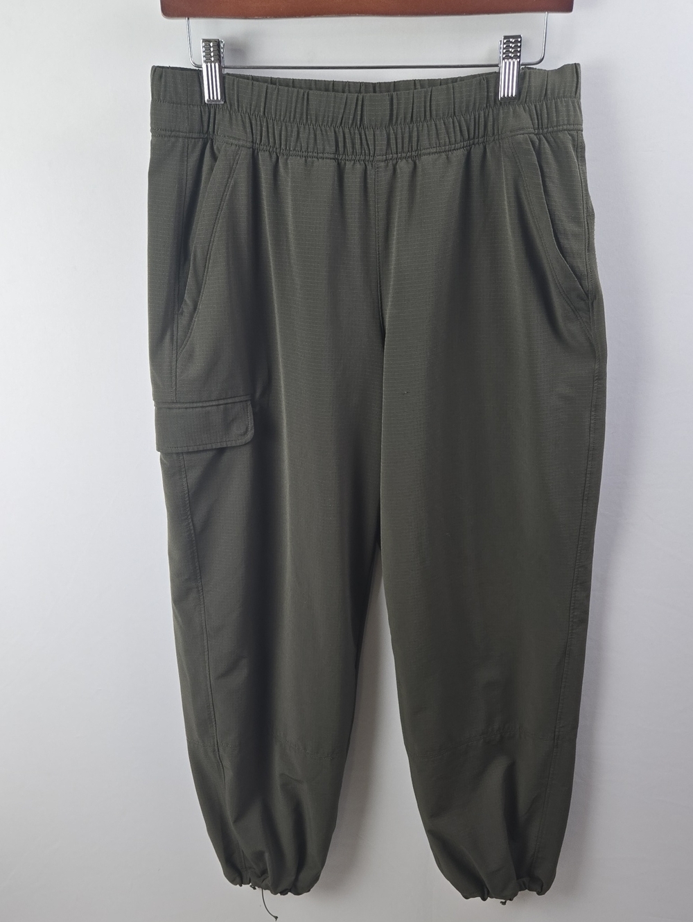 Athleta Women's Utility Olive‎ Pull Up Joggers Sz S Athletic Athleisure Casual